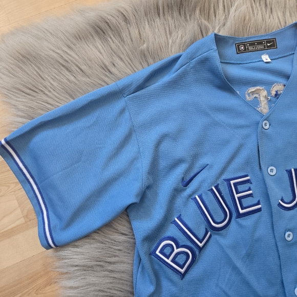 Nike Toronto Blue jays Cavan Biggio Light Blue Jersey #8 MLB - Picture 4 of 12